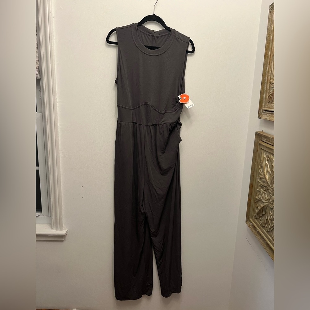 Cider Gray Jumpsuit NWT